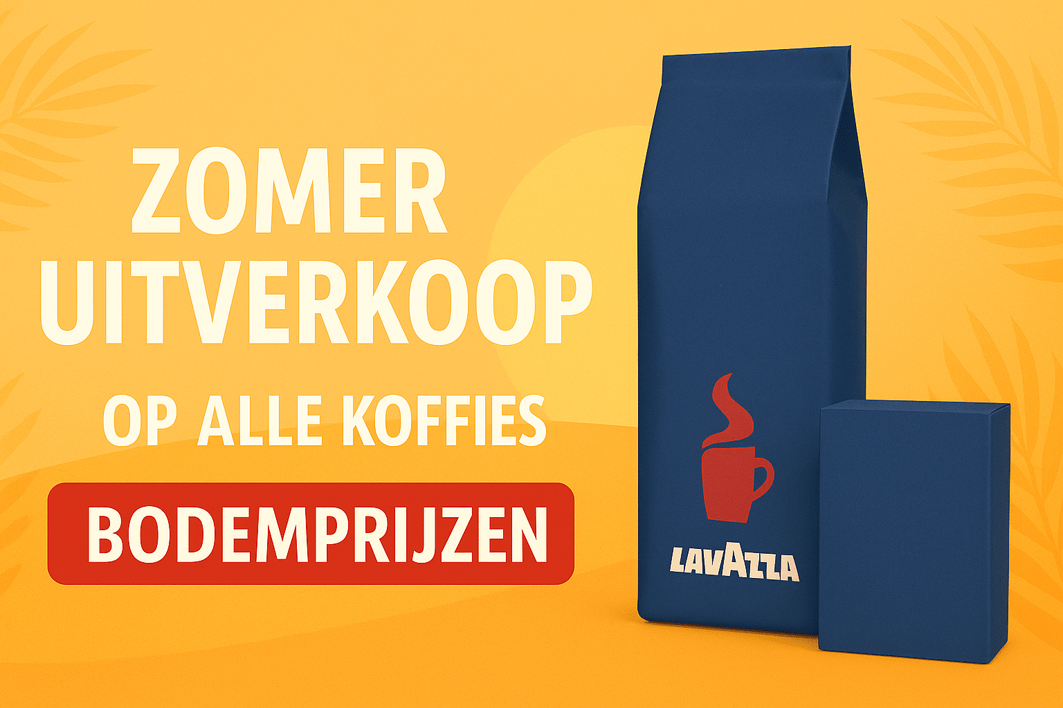 Zomeractie koffie uitverkoop