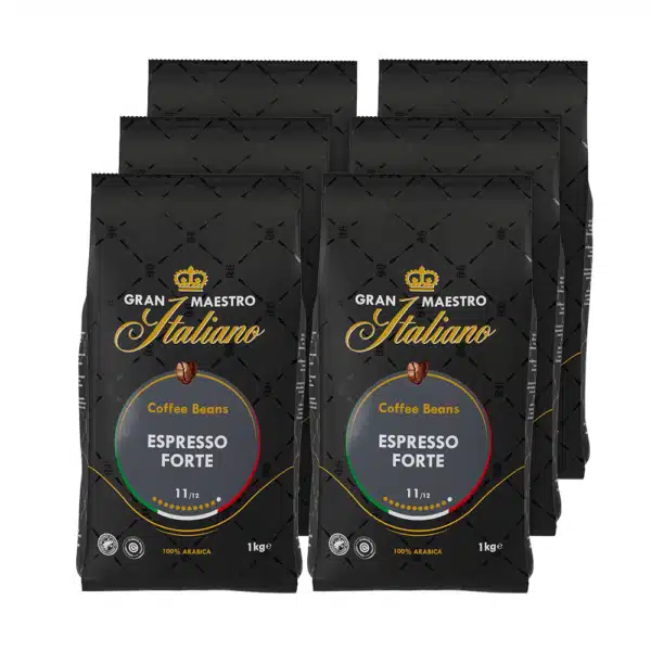Gran Maestro Italiano Espresso Forte - Voordeelpakket - 6kg Koffiebonen - Afbeelding 1