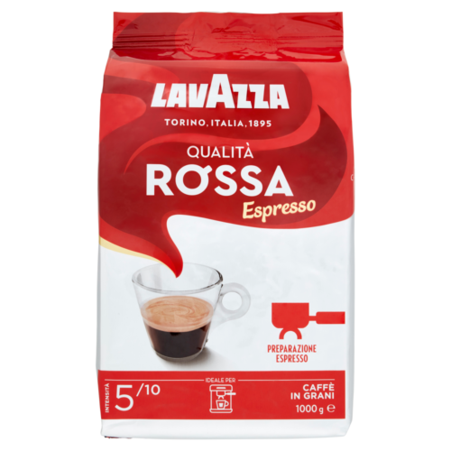 Lavazza Qualità Rossa - 1kg Koffiebonen - Authentieke Italiaanse Blend